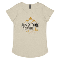 Load image into Gallery viewer, Adventure is out there, Women’s round neck tee
