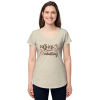 Load image into Gallery viewer, Caffeine before adulting, Women’s round neck tee
