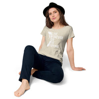 Load image into Gallery viewer, Live forever or die trying, Women’s round neck tee
