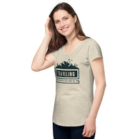 Load image into Gallery viewer, Travelling, The Trip Is Calling Us, Women’s round neck tee
