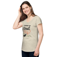 Load image into Gallery viewer, Did someone say road trip, Women’s round neck tee
