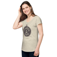 Load image into Gallery viewer, Adventure is out there, Women’s round neck tee
