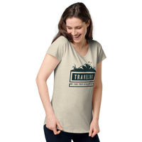 Load image into Gallery viewer, Travelling, The Trip Is Calling Us, Women’s round neck tee
