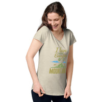 Load image into Gallery viewer, I learn something every time I go into the mountains, Women’s round neck tee
