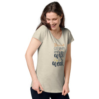 Load image into Gallery viewer, Go where the Wi-Fi is weak, Women’s round neck tee
