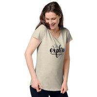 Load image into Gallery viewer, Explore, Women’s round neck tee
