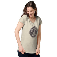 Load image into Gallery viewer, Adventure is out there, Women’s round neck tee
