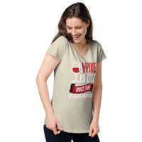 Load image into Gallery viewer, Wine is like duct tape, it fixes everything, Women’s round neck tee
