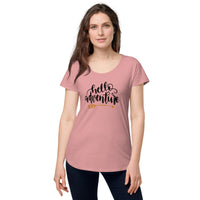 Load image into Gallery viewer, Hello Adventure, Women’s round neck tee
