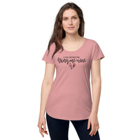 Load image into Gallery viewer, If you can read this, bring me wine. Women’s round neck tee
