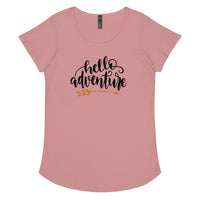 Load image into Gallery viewer, Hello Adventure, Women’s round neck tee
