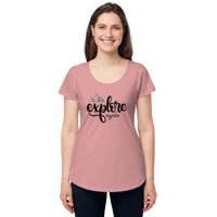 Load image into Gallery viewer, Explore, Women’s round neck tee
