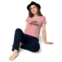 Load image into Gallery viewer, Hello Adventure, Women’s round neck tee
