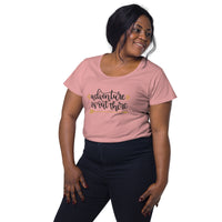 Load image into Gallery viewer, Adventure is out there, Women’s round neck tee
