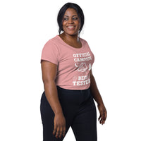 Load image into Gallery viewer, Official campsite beer tester. Women’s round neck tee
