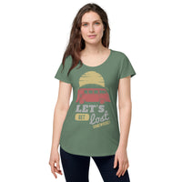 Load image into Gallery viewer, Let&#39;s get lost somewhere, Women’s round neck tee

