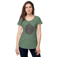 Load image into Gallery viewer, Adventure is out there, Women’s round neck tee
