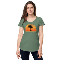 Load image into Gallery viewer, Another day in paradise, Women’s round neck tee
