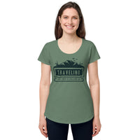 Load image into Gallery viewer, Travelling, The Trip Is Calling Us, Women’s round neck tee
