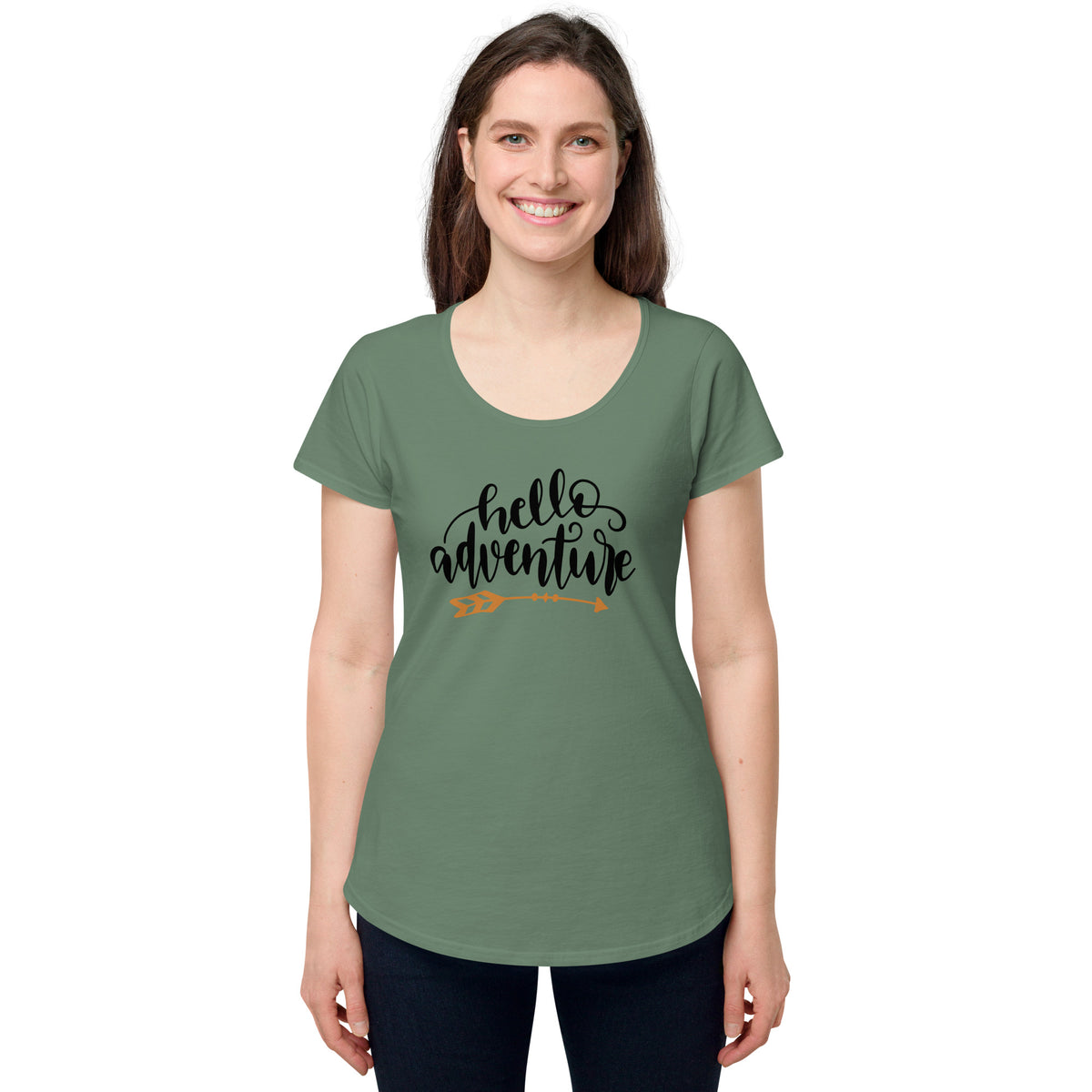 Hello Adventure, Women’s round neck tee