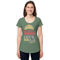 Load image into Gallery viewer, Let&#39;s get lost somewhere, Women’s round neck tee

