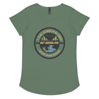 Load image into Gallery viewer, It is not the mountain we conquer, but ourselves, Women’s round neck tee
