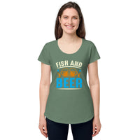 Load image into Gallery viewer, Fish and Beer, Women’s round neck tee
