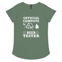 Load image into Gallery viewer, Official campsite beer tester. Women’s round neck tee

