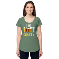 Load image into Gallery viewer, I do crafts. Women’s round neck tee
