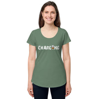 Load image into Gallery viewer, Charging, Women’s round neck tee
