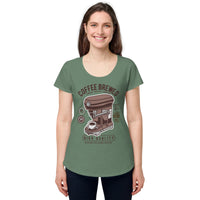 Load image into Gallery viewer, Coffee brewed, Women’s round neck tee
