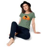 Load image into Gallery viewer, Another day in paradise, Women’s round neck tee

