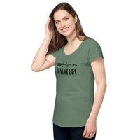 Load image into Gallery viewer, Find your adventure, Women’s round neck tee
