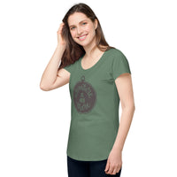Load image into Gallery viewer, Adventure is out there, Women’s round neck tee
