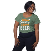 Load image into Gallery viewer, Know science, know beer, Women’s round neck tee

