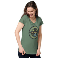 Load image into Gallery viewer, It is not the mountain we conquer, but ourselves, Women’s round neck tee
