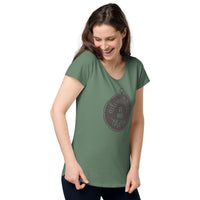 Load image into Gallery viewer, Adventure is out there, Women’s round neck tee
