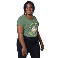 Load image into Gallery viewer, Live wild, live free, Women’s round neck tee
