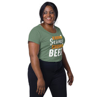 Load image into Gallery viewer, Know science, know beer, Women’s round neck tee
