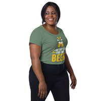 Load image into Gallery viewer, I am just here for the beer, Women’s round neck tee
