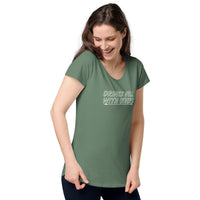 Load image into Gallery viewer, Drinks well with others. Women’s round neck tee
