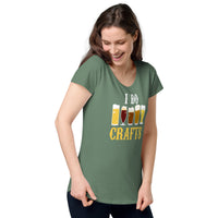 Load image into Gallery viewer, I do crafts. Women’s round neck tee
