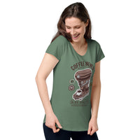 Load image into Gallery viewer, Coffee brewed, Women’s round neck tee

