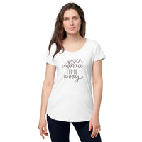 Load image into Gallery viewer, Embrace time away, Women’s round neck tee
