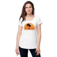 Load image into Gallery viewer, Another day in paradise, Women’s round neck tee

