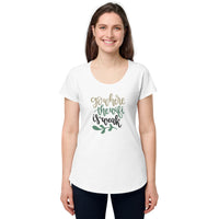 Load image into Gallery viewer, Go Where the Wi-Fi is weak, Women’s round neck tee
