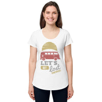 Load image into Gallery viewer, Let&#39;s get lost somewhere, Women’s round neck tee
