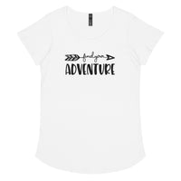 Load image into Gallery viewer, Find your adventure, Women’s round neck tee
