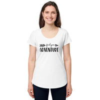 Load image into Gallery viewer, Find your adventure, Women’s round neck tee
