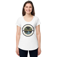 Load image into Gallery viewer, It is not the mountain we conquer, but ourselves, Women’s round neck tee
